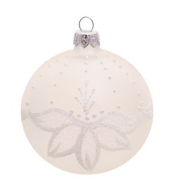 Элита НФШ-1560 Ел.украшение Шар «Снежная фантазия» 80 мм