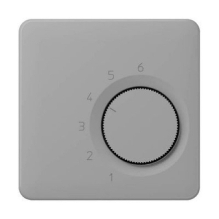 JUNG CD 500/CD plus Серая Накладка термостата комнатного (мех TR236U, TR246U), арт.CDTR236PLGR