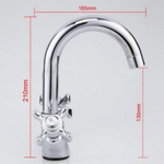 Смеситель для раковины, Frap, с кран-буксой, хром, F13731-В