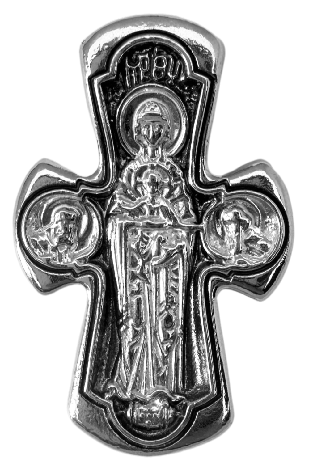 Крест "Деисус. Божия Матерь «Никопея». Иоанн Креститель"