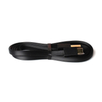 Кабель USB - Type-C Remax RC-048a (3A, плоский) Черный