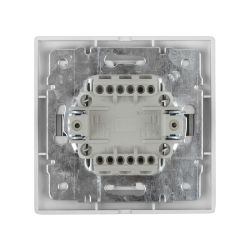 Выключатель Intro Plano 1-101-01 одноклавишный,10А-250В, IP20, СУ, белый