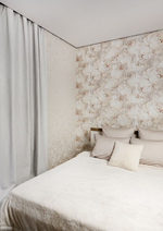 Штора блэкаут Велюр (молочный)