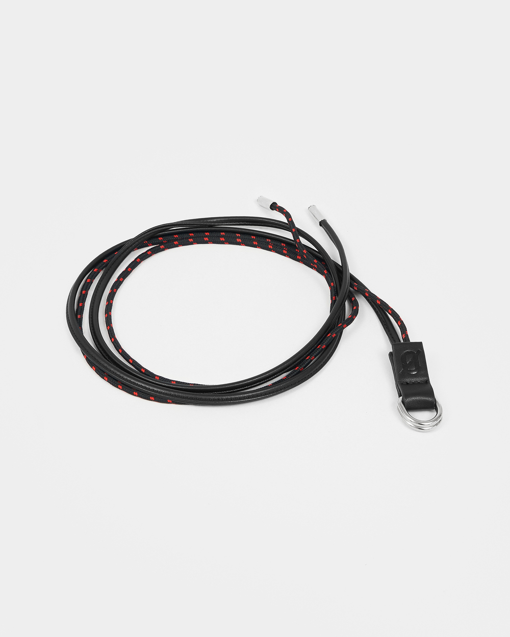 Шнурок двойной черный