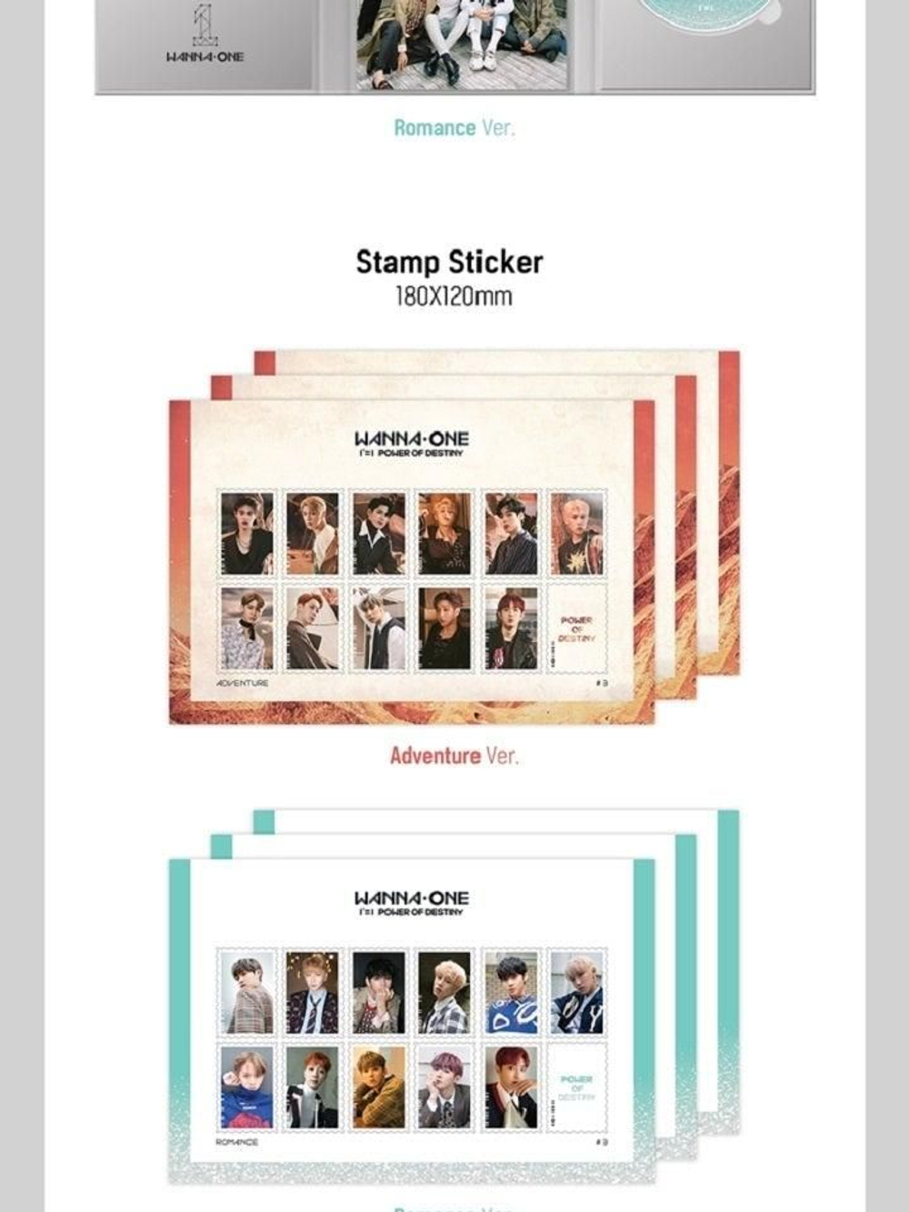 Альбом Wanna One - 1 1 POWER OF DESTINY 2 Version SET