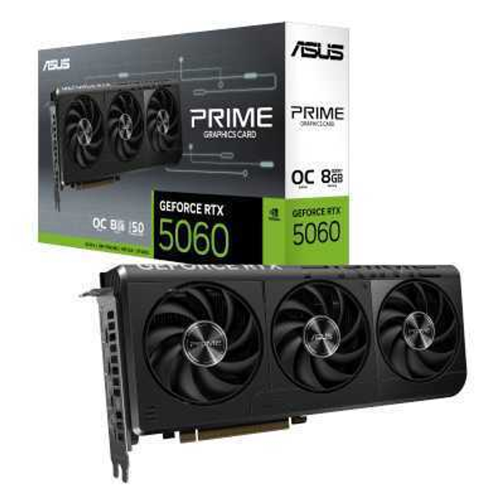 Видеокарта ASUS nVidia GeForce RTX 5060 8Gb PRIME-RTX5060-O8G