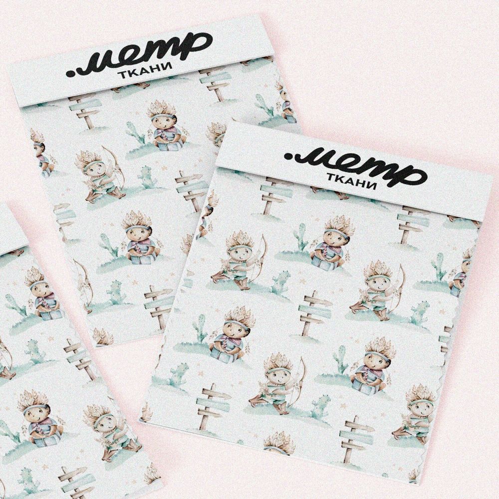 Ткань интерлок юный стрелец из лука