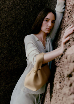 POLENE СУМКА NUMERO NEUF MINI, ПЕСОЧНЫЙ