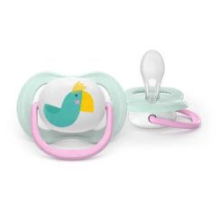Əmzik\  Ultra air soother,  0-6m, deco girl, 2-pack