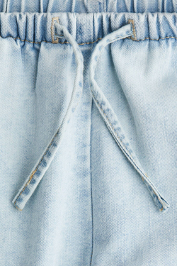 H&M Джинсы Wide Leg, голубой