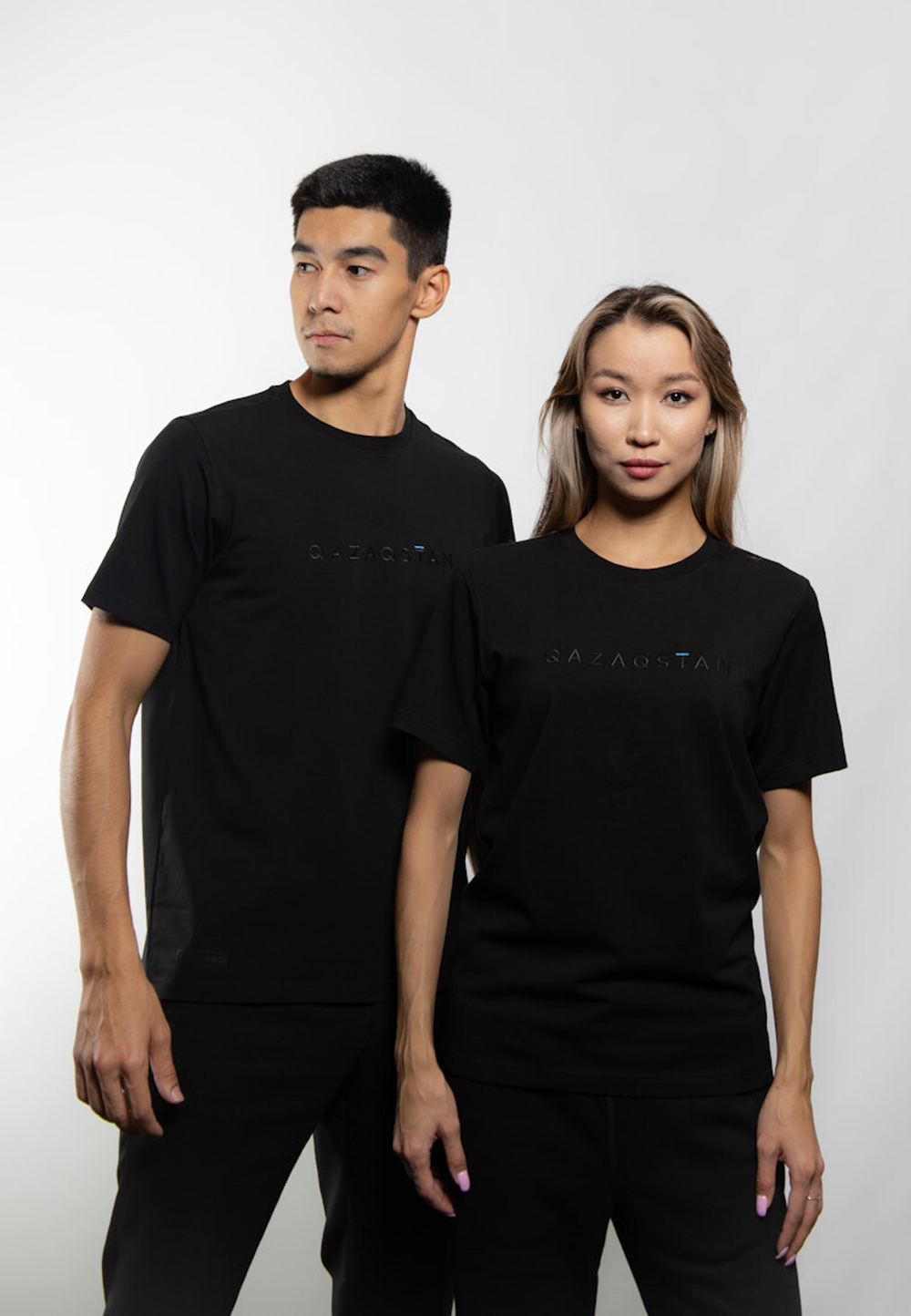 Футболка QAZAQSTAN BLACK/BLACK (ONLY ONLINE)