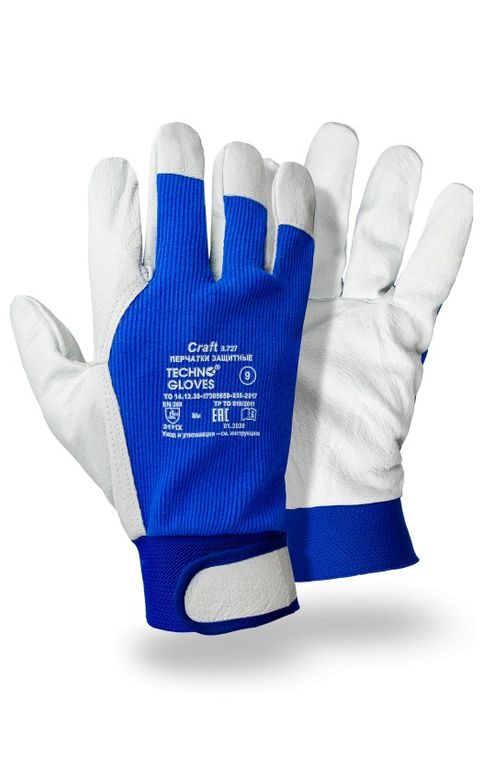 Перчатки CRAFT (Крафт) комбинированные со свиной кожей, арт. 8.727