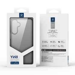 Прозрачный матовый чехол черного цвета для Samsung Galaxy A17 (5G, 4G), Galaxy A26 5G и Galaxy A16 (5G, 4G), серия Yind Series от Dux Ducis