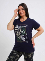 Пижама х/б штаны+футболка УШФ002