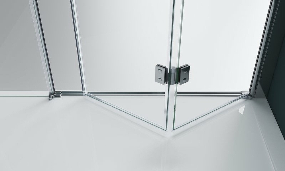 Душевая дверь BelBagno Albano 110 ALBANO-BS-13-30+80-C-Cr профиль Хром стекло прозрачное