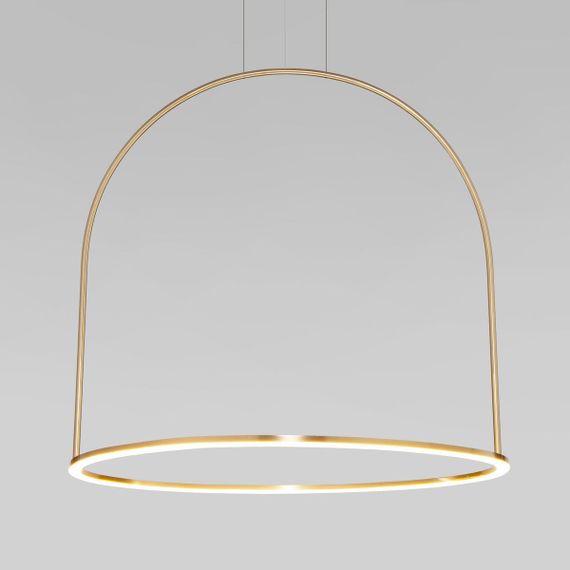 Подвесной светодиодный светильник Eurosvet Over 90323/1 латунь