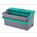 Швабра с отжимом и ведром Hitt Perfect, ведро для мытья полов 4 л, насадка на швабру микрофибра