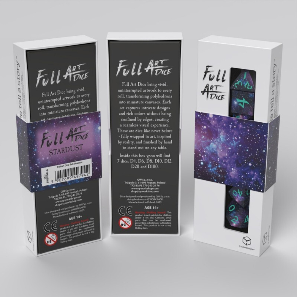 Full Art Dice Set: Stardust