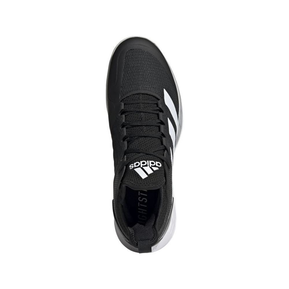 Мужские кроссовки теннисные Adidas Adizero Ubersonic 4 M - core black/white/silver metallic