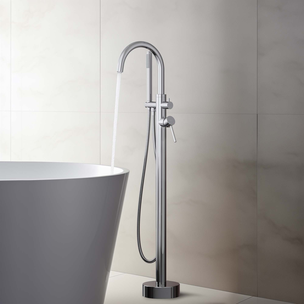 Смеситель для ванны напольный AQUATEK AQ1345CR ЕВРОПА