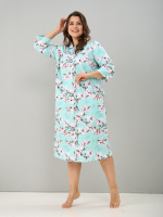 Ночная сорочка С-013/ментол-магнолия