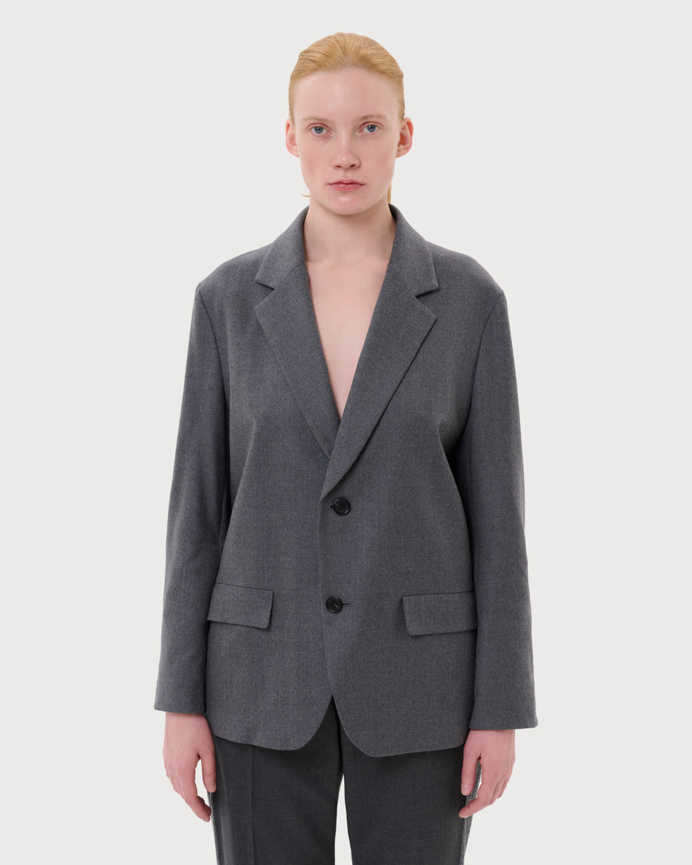 UNDERCOVER ЖАКЕТ КОМБИНИРОВАННЫЙ СЕРЫЙ