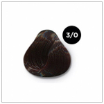 OLLIN SILK TOUCH 3/0 темный шатен 60мл Безаммиачный стойкий краситель для волос