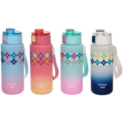 Бутылка питьевая пластиковая 750мл «Настроение», микс цветов