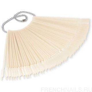 PNB Типсы на цепочке квадрат 50 шт, матовые