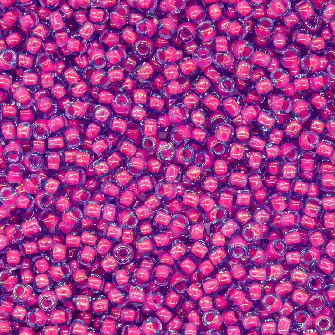 Японский бисер TOHO Round 11/0 (№980), окрашенный изнутри глянцевый
