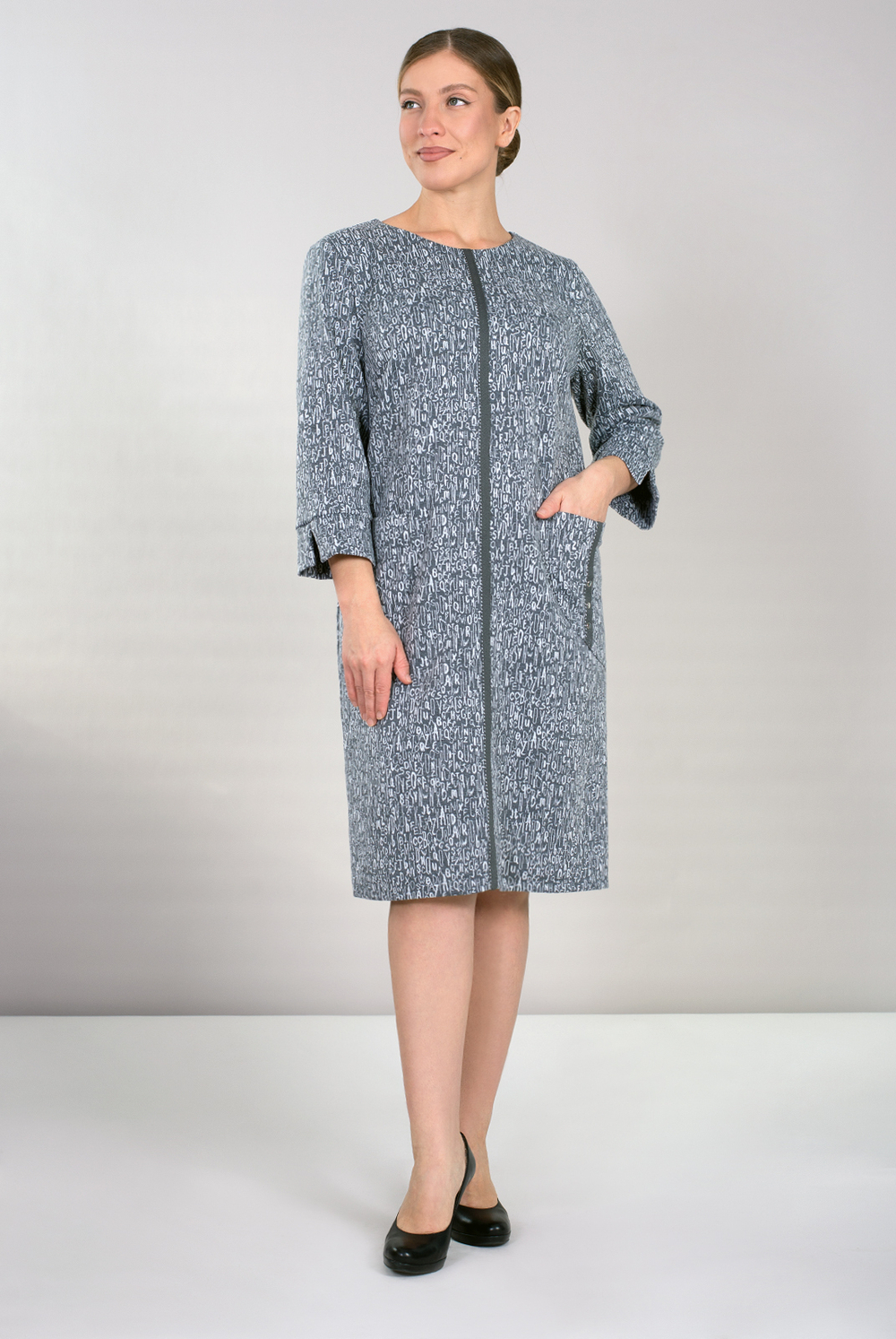 Платье женское 2715АПВ, латынь #225Лаа052715АПВ