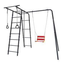 ROMANA Полянка (антрацит) (с цепными качелями)