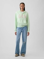 Свитшот с логотипом Gap на молнии из французского махрового полотна - GAP