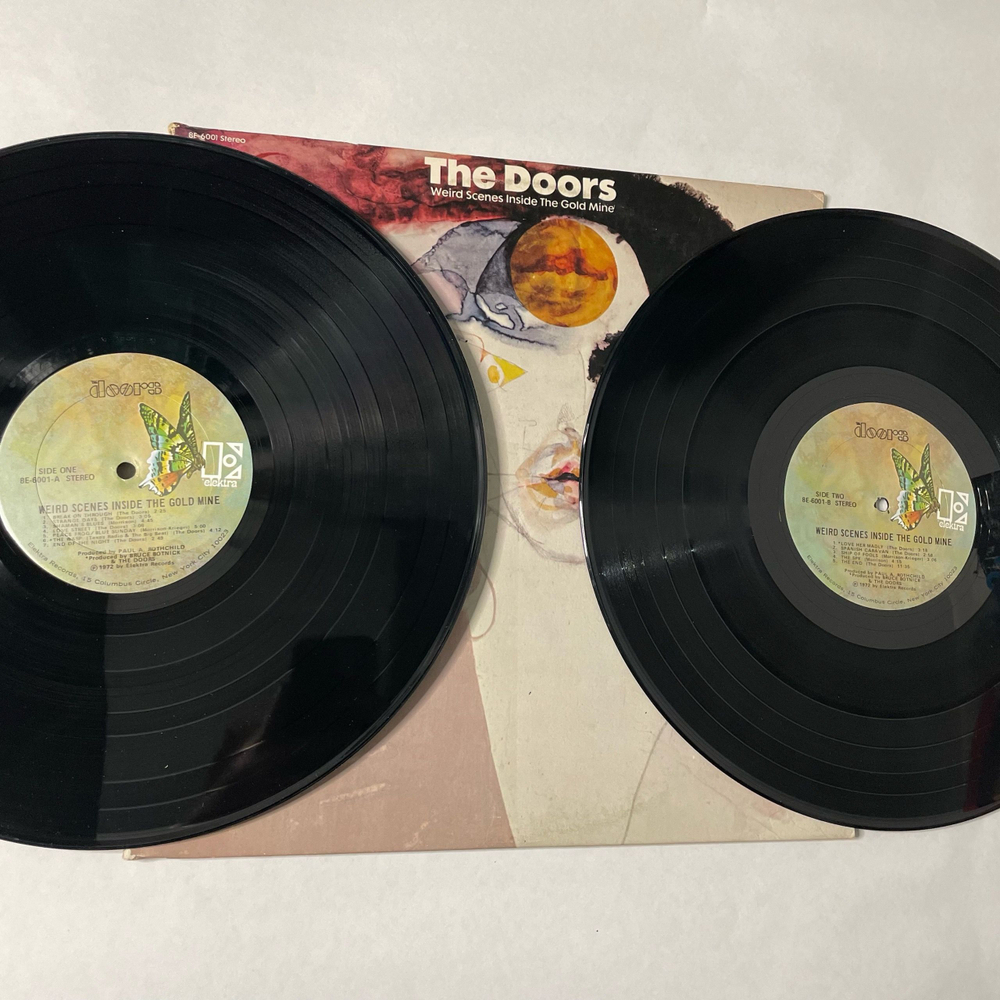 Винтажная виниловая пластинка LP The Doors Weird Scenes Inside The Gold Mine (США 1972) Riders On The Storm