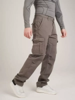 Брюки Restart на флисе олива