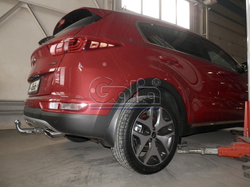 Фаркоп оцинкованный Galia H095A для Hyundai Tucson дорестайл 2015-2018, Kia Sportage 4 дорестайл 2015-2018(паспорт и сертификат в комплекте)(без электрики)