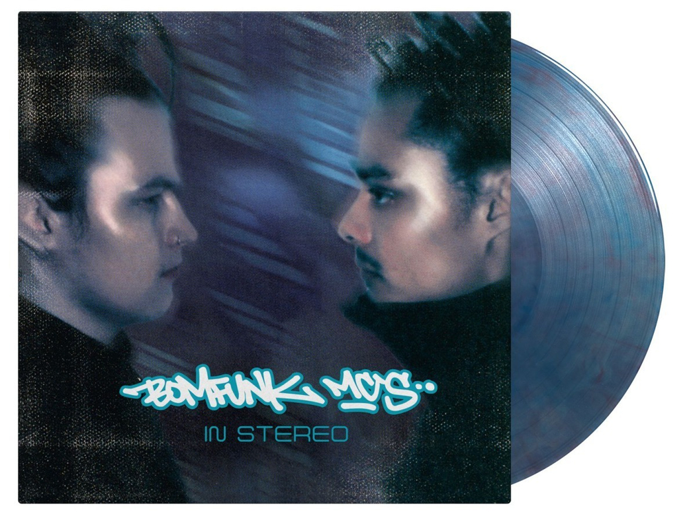 LP: Bomfunk MC's — «In Stereo» (1995/2023) [2LP Limited Translucent Red & Blue Marbled Vinyl]