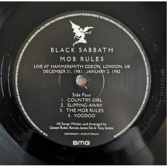 Black Sabbath – Mob Rules LP