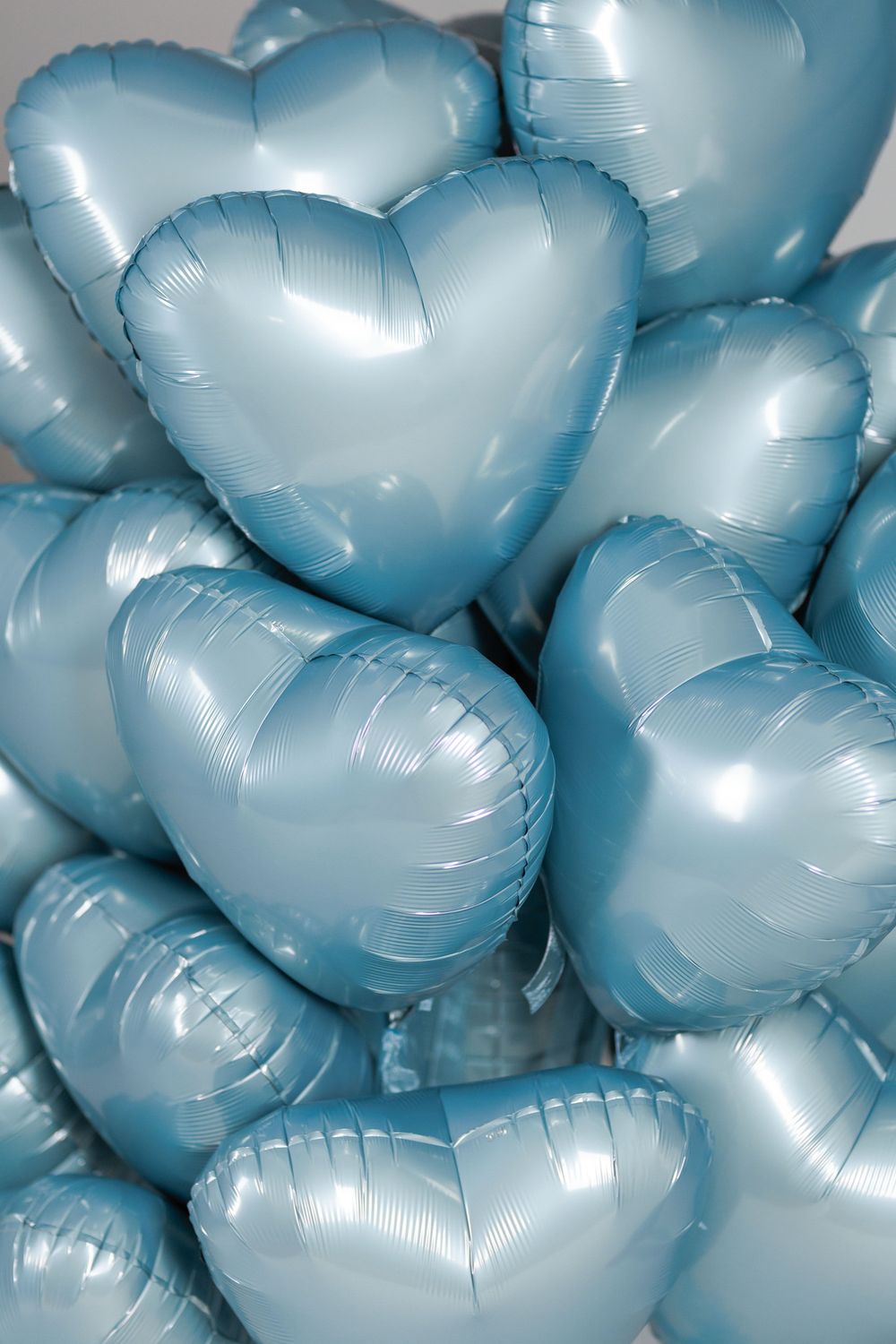 Шар (19''/48 см) Сердце, Утренний туман, Бохо, 1 шт.