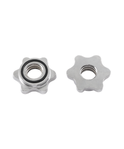 Гриф для штанги BB-102 W-образный, d=25 мм, металлический, с металлическими замками, хром, 120 см