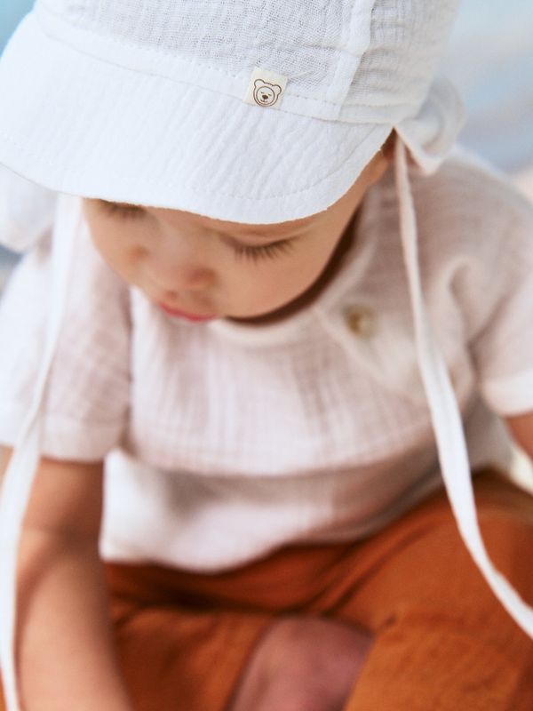 Панама муслиновая с козырьком 