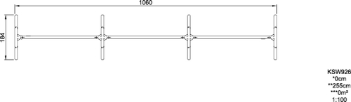 П-Рама для качелей с 6-ю сиденьями, антрацит