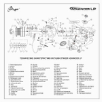 Катушка рыболовная безынерционная Advancer-LP 2510