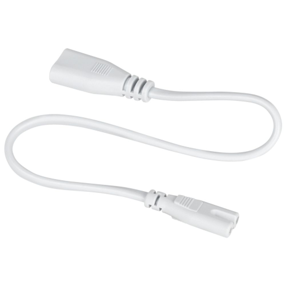 Кабель соединительный для линейного светильника ЭРА C7-С8-0,25 2-pin 0.25 м коннекторы IEC C7-IEC C8 | Аксессуары для фито светильников