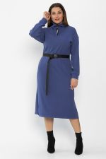 Платье с поясом Харизма (синее) П14351-5М LT Collection