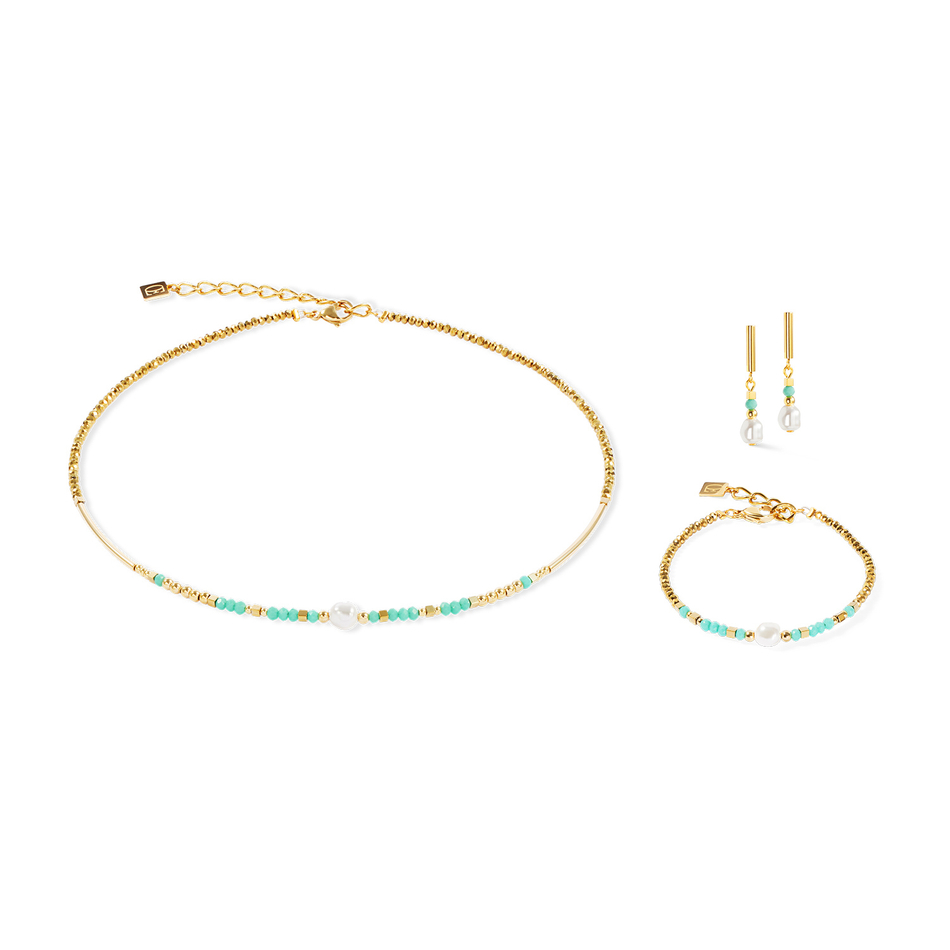 Серьги Coeur de Lion Mint Green 4358/21-0522