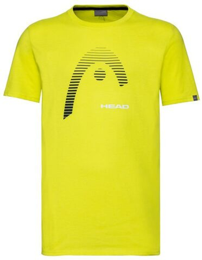 Детская теннисная футболка Head Club Carl T-Shirt JR - Yellow