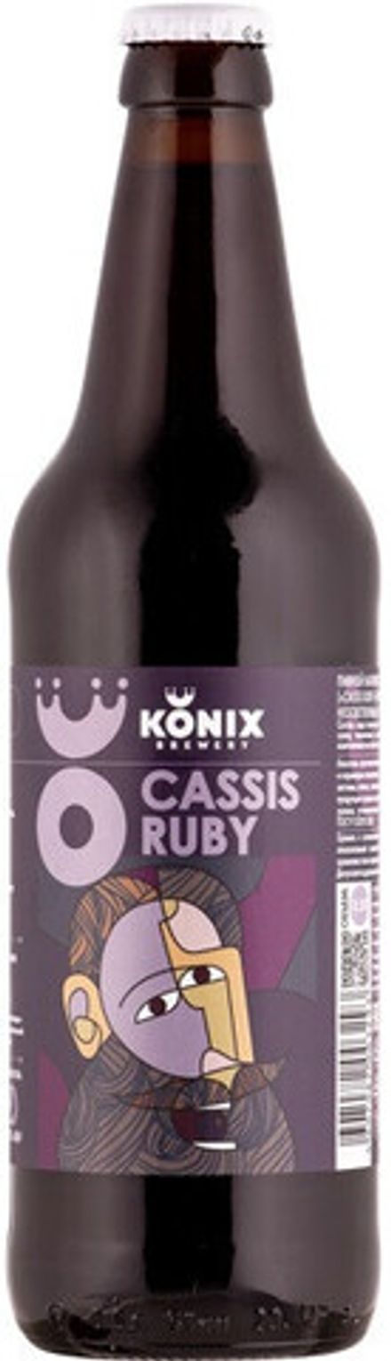Пиво Коникс Рубиновая Смородина / Konix Cassis Ruby 0.5л - 6шт