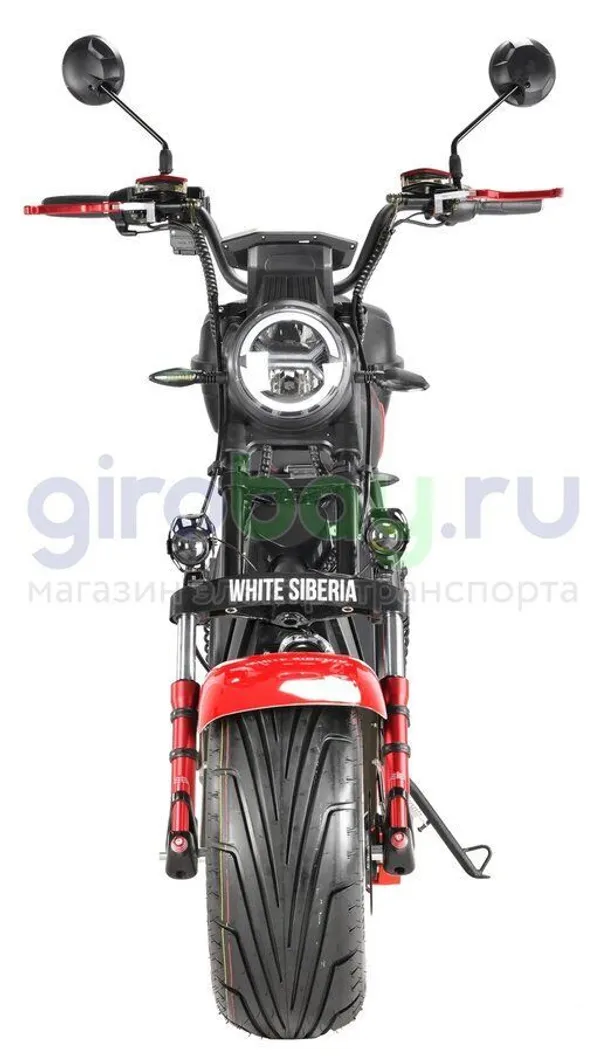 Электроскутер CityCoco WHITE SIBERIA PRO MAX 3950W (Красный) фото 7 фото №12