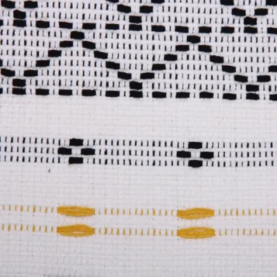 Чехол для декоративной подушки «CARNE», 43*43 см, цвет бело-чёрный